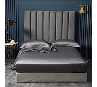 140 láminas de algodón de Alta Gama Cama colchón de Hotel de Color y Reina-Silver_180 * 200 * 30cm (1pcs)