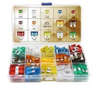 140 Pcs Fuses Automotive Kit - Blade Auto Fuse Assortment Standard and Mini Car Fuse for Marine, RV, Camper, Boat, Truck (5A 7.5A 10A 15A 20A 25A 30AMP/ATC/ATO)