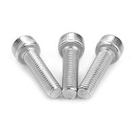 140 piezas # 10-32 tapa hexagonal, pernos de cabeza hexagonal de acero inoxidable, kit surtido de tornillos con caja de plástico para varias máquinas herramientas y accesorios