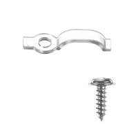 140 Piezas Clips Transparentes con Tornillos para Tiras LED de 8-10 mm, Soporte de Montaje de 12 mm para Instalación Estable en Pared o Muebles, Accesorios para Iluminación Interior y Exterior