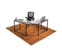 140 x 160 cm Alfombra para Silla de Oficina Gaming, Antideslizante Protector Suelo Silla Ruedas, Protector Suelo Silla de Escritorio, Alfombrilla Protectora para Suelos
