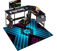 140 x 160 cm Alfombra Silla Gaming, Protector Suelo Silla Ruedas, Alfombrilla para Silla de Oficina, Tapete de Protección de Madera/baldosas, Alfombrilla para Silla de Escritorio para Oficina y hogar