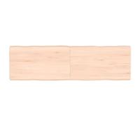 140 x 40 cm Solid Wood Table Top, Raw Edge Design, Versatile Kitchen Dining Mesa, Desk Surface, Replacement Table for Home & Office Use