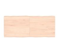 140 x 60 cm Solid Wood Tabletop, Live Edge Design, Versatile Dining Mesa, Kitchen Centerpiece, Desk Surface Replation, Unfinished Natural Finish, Durable & Stylish