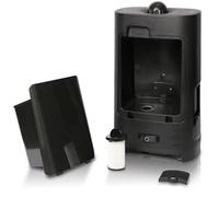 1400 W electrónico Cubo de Basura Professional,Aspirador de Pelo Escoba Eléctrica con Sensor Automático 2.7L,Alta Potencia Succión,para cocinas, peluquerías,53x30x18 Cm