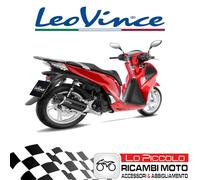 14061K Tubo de Escape LeoVince Negro Honda Sh 125i 2017 2018 Catalizado