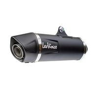 Silencioso trasero LeoVince SLIP-ON SBK NERO, acero inox, carbon para Triumph