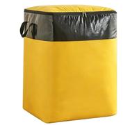 140L Clothes Storage Container - Oversized Packing Tote, Durable Fabric Organization Bag, High Volume Garment Holder with Strong Carry Straps | Dormitory Move In, Basement Storage Projects, Laundry Ro
