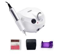 140W multifunción 3 en 1 con 80W VU secador de uñas LED 30000Rpm taladro de uñas y aspiradora de 40W for herramienta de manicura de uñas(202 white)