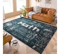 140x200 Cm Lavable de Pelo Corto Alfombra Interior Temas Creativos Digitales No Pierde Pelo Antideslizante Sala Estar Dormitorio Alfombra Verde Claro 3D Fácil de Limpiar Suave Impreso Felpudo
