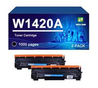 142A W1420A Cartucho De Tóner Compatible para HP M110w MFP M139w M140w,142A-2 Pack