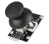 143 Módulo de Sensor de Joystick de Doble Eje de 5 Piezas, potenciómetro de Mango de botón de Metal para Controlador de Juego Palanca de Control de Gamepad para
