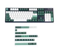 143 teclas Botanical Cherry Profile PBT Dye Sub Teclas para teclado mecánico MX GMMK Filco Ducky 104 TKL GK61 KBD75 96 GK64 68 (143 teclas botánicas)