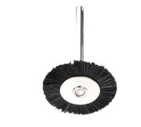 144 cepillos for pulir joyas, rueda abrasiva de amolar, cerdas duras, blandas y medianas, herramientas rotativas(Black)