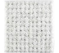 144 flores de arte para manualidades, pequeñas flores artificiales, mini rosas falsas, flores para bodas, pinzas para el pelo, diademas, accesorios de decoración, fabricación DIY, 2,5 cm cabezas de