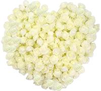 144 flores de arte para manualidades, pequeñas flores artificiales, mini rosas falsas, flores para boda, pinzas para el pelo, diademas, accesorios de decoración, fabricación de bricolaje, 2,5 cm