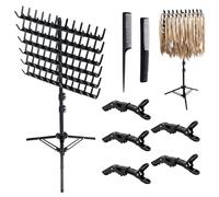 144 lápices Extensiones de Cabello Soporte Ajustable para Trenzar Cabello Soporte