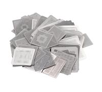 144 plantillas de reparación BGA premium, plantilla universal precisa, plantilla electrónica confiable, red de retrabajo tolerante al calor para tareas de reparación electrónica