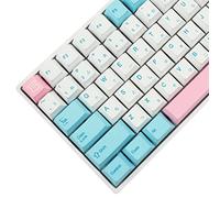 144 teclas Botanical Cherry Profile PBT Dye Sub Keycaps para teclado mecánico MX GMMK Filco Ducky 104 TKL GK61 KBD75 96 GK64 68 (cubierta de leche de 140 llaves)