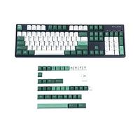 144 teclas Botanical Cherry Profile PBT Dye Sub Keycaps para teclado mecánico MX GMMK Filco Ducky 104 TKL GK61 KBD75 96 GK64 68 (144 Base Kit)