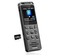 144GB Grabadora de Voz Profesional Digital, 70H Grabadora Audio, Volorful 1,44" Pantalla Color Grabadora USB C Portátil para Clases Reuniones Entrevistas, Reproductor MP3, Activación por Voz