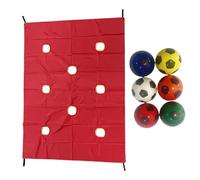 145 × 200 Cm Juego De De Trabajo En Equipo Hole Tarp Team Building Actividades, Equipo Desafío Juguetes Con 6 Pelotas, Juego De Trabajo En Grupo De Aprendizaje En Grupo, Juegos De Desafío Para Equipos