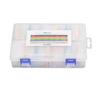 1450 Pcs Metal Film Resistor Kit, 1/4W Resistor Assortment with 1% Tolerance, 1 to 1M Ohm Axial Lead Resistors for DIY Electronics, Student Labs and Repair Projects