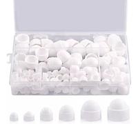 145PCS Tornillos y Tuercas Cubiertas de Plástico Flexible Protección Organizado Almacenamiento para una Gestión Eficiente del Inventario