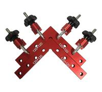 (146) Escuadras de posicionamiento de 90 grados con 2 escuadras y 4 abrazaderas, aleación de aluminio