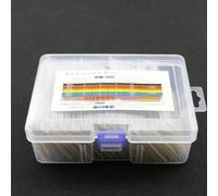 1460pcs 1% 1/4W Resistencias de película metálica en 73 valores para formación de técnicos de laboratorios de estudiantes y desarrollo de proyectos electrónicos