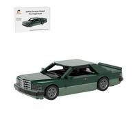1473 piezas 3 niveles bolsa 1980 bloques de construcción coupé alemán/verde oscuro arena verde
