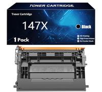 147X Cartucho de Tóner de Repuesto para HP 147X 147A W1470X W1470A para HP LaserJet Enterprise M610 M611 M612 M634 M635 M636 Impresoras con Chip,Black-1 Pack