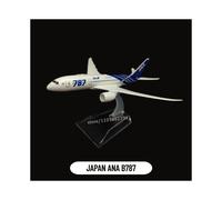 (149.JAPAN ANA B787) Modelo de avión de metal a escala 1:400, avión de Japan Airlines, fundido a presión,