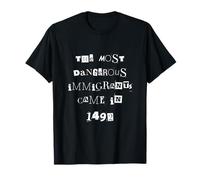 1492 Inmigrantes en tierras robadas vuelven a través de La Revolución Camiseta