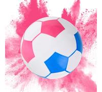14cm Gender Reveal Football with Powder, Accesorio para Fiesta de Revelación del Género del Bebé, 100% Ecológico, Ideas para Fiestas de Revelación del Género del Bebé, Artículos Para Fiestas(Pink）