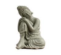 (14F)Artistic Sculpture Decorative Buddhas Statues Sculpture Garden Statues Detailed Craftsmanships Gift for Friend, Family, Multicolor