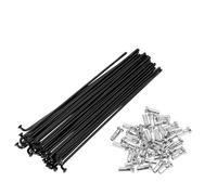 14G Carbon Steel for Bicycle Spokes, 38 piezas Galvanized Spoke Kit for Bike Wheel Repair, 130-193 mm Multiple Lengths (130/136/141/145/155/160/168/170/173/180/185/189/193) mm)(38) Juego 14G-210 mm)