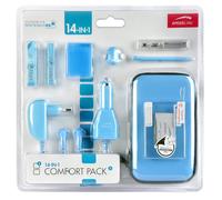 14in1 Kit Funda Spiele-Hüllen Mains Cargador Coche Lader Lápices para Nintendo