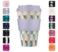 14oz 400ml Ecoffee Cup Reutilizable Eco-Friendly 100% Plant Based Coffee Cup with Silicone Lid & Sleeve - Melamine Free Travel Mug, Shandor The Magnificent