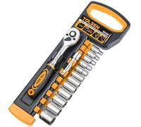 14pcs 1/4" ratchet handle with sockets set (Industrial)