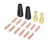14pcs 14ak Recubrimiento Boquilla de Protección No Stick Soldadura Golpes de Protección de Gas Aire Cubierta de Soldadura para Máquina
