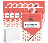 14PCS Ambientador Armario Ropa Limpia, Saquitos Armario ambientador Lavanda, Perfumador Ropa, Bolsa Guardarropa, Hogar Saquitos Armario Ropa, Bolsita Refrescador para Coche, Zapatero (Fresa)