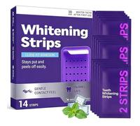 14pcs Tiras Blanqueadoras Dentales Lila, Tiras Blanqueadoras Antideslizantes, Treatments For Blanqueador Dental, Para Dientes MáS Blancos, Antideslizante, Efecto RáPido, Púrpura