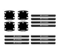 14Piezas Protectores manijas Puertas automóviles, para Citroen Ds7 DS 7 Crossback 2018-2023 2024 2025 Antiarañazos Protector Cubierta Pintura Automóviles Pegatinas