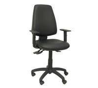 Silla Elche sincro similpiel negro con brazo regulable