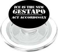 14th Amentment Resist Ice Is The New Gestapo Act Accordingly PopSockets PopGrip para MagSafe