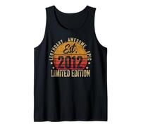 14th Birthday Vintage 14 Year Old EST 2012 Limited Edition Camiseta sin Mangas