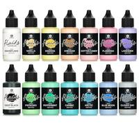 14x 30ml Fluids Alcohol Ink Set OPAK, Tinta al alcohol pigmentada, opaca sobre soportes claros y oscuros