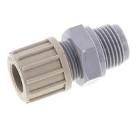 14x12mm & G1/2'' PA Racor recto de compresión con rosca macho 10 bar