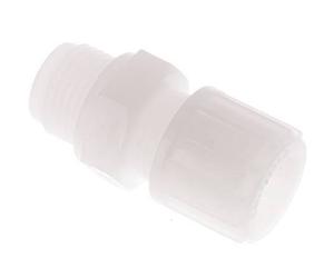 14x12mm & G1/2'' Racor de compresión recto de PVDF con rosca macho 10 bar